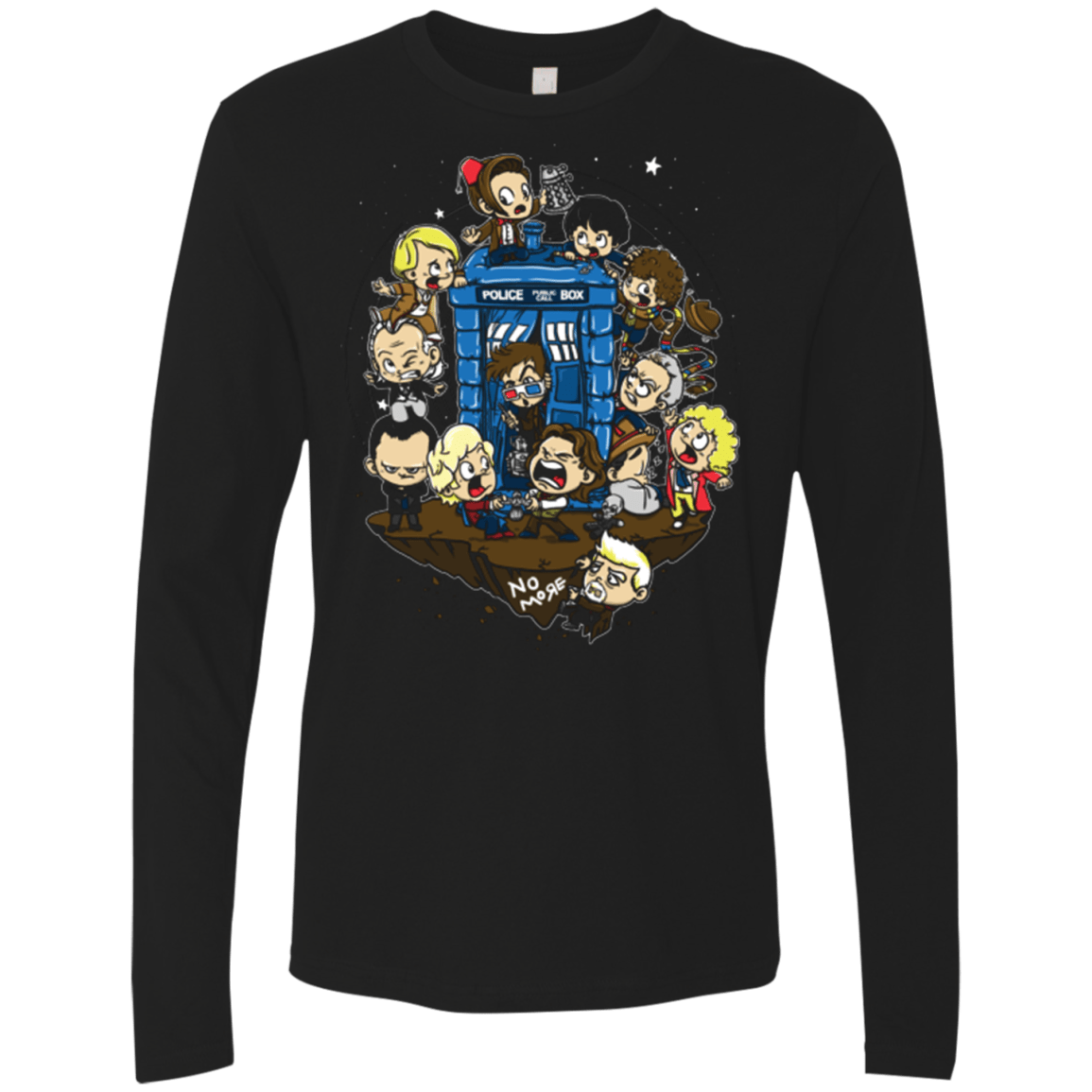 T-Shirts Black / Small Let's Play Doctor Men's Premium Long Sleeve