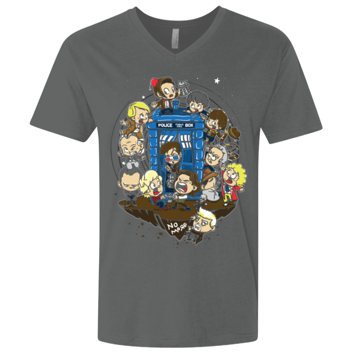 T-Shirts Heavy Metal / X-Small Let's Play Doctor Men's Premium V-Neck