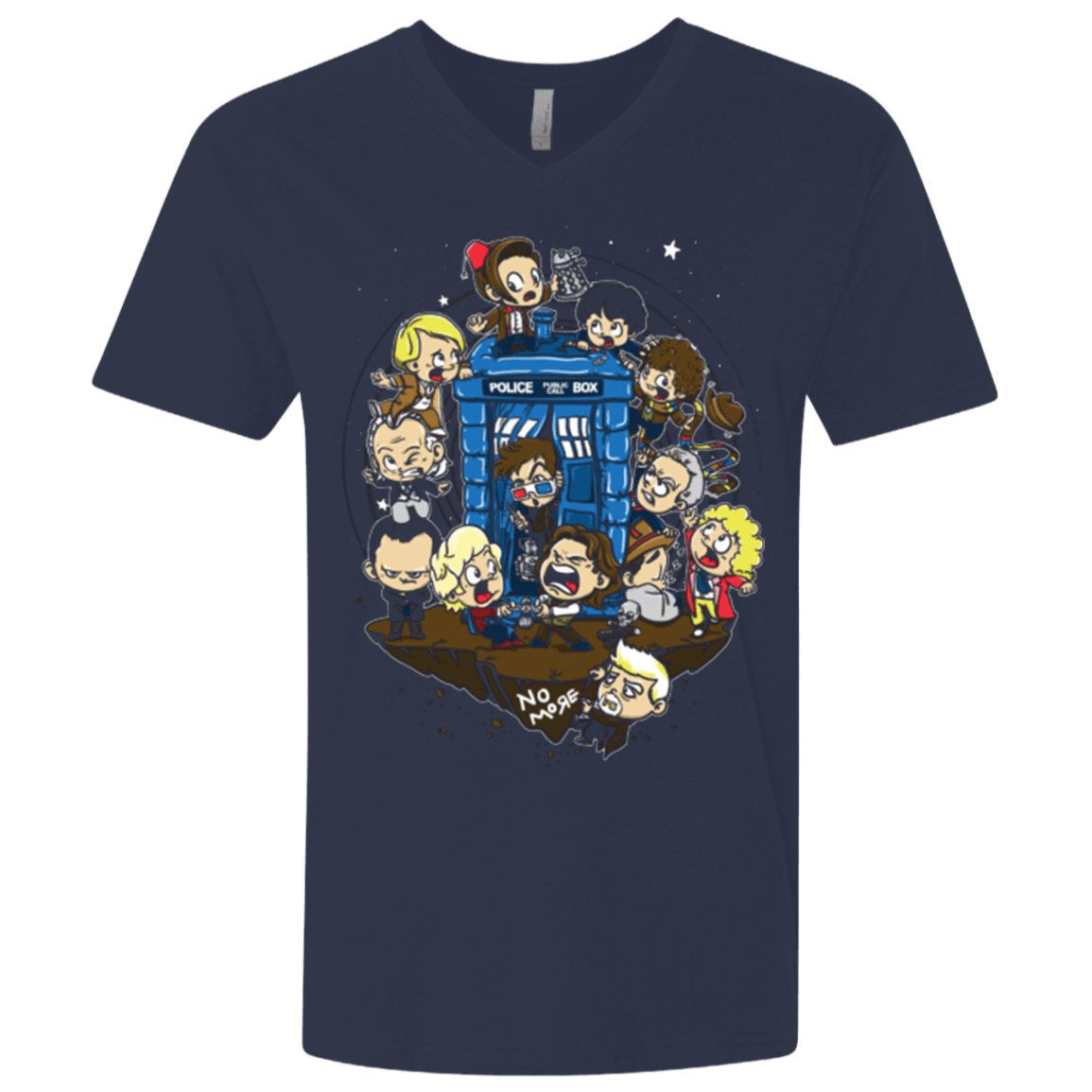 T-Shirts Midnight Navy / X-Small Let's Play Doctor Men's Premium V-Neck