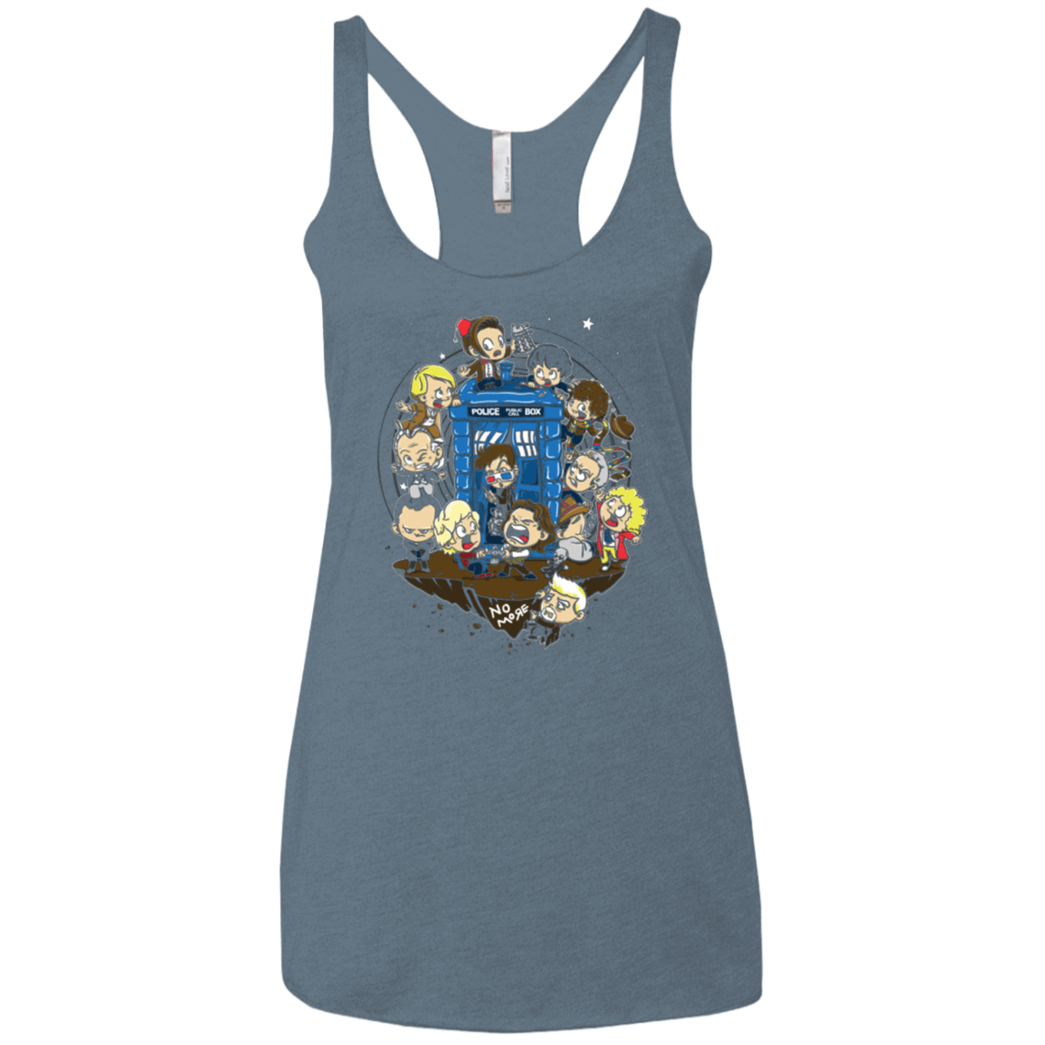 T-Shirts Indigo / X-Small Let's Play Doctor Women's Triblend Racerback Tank
