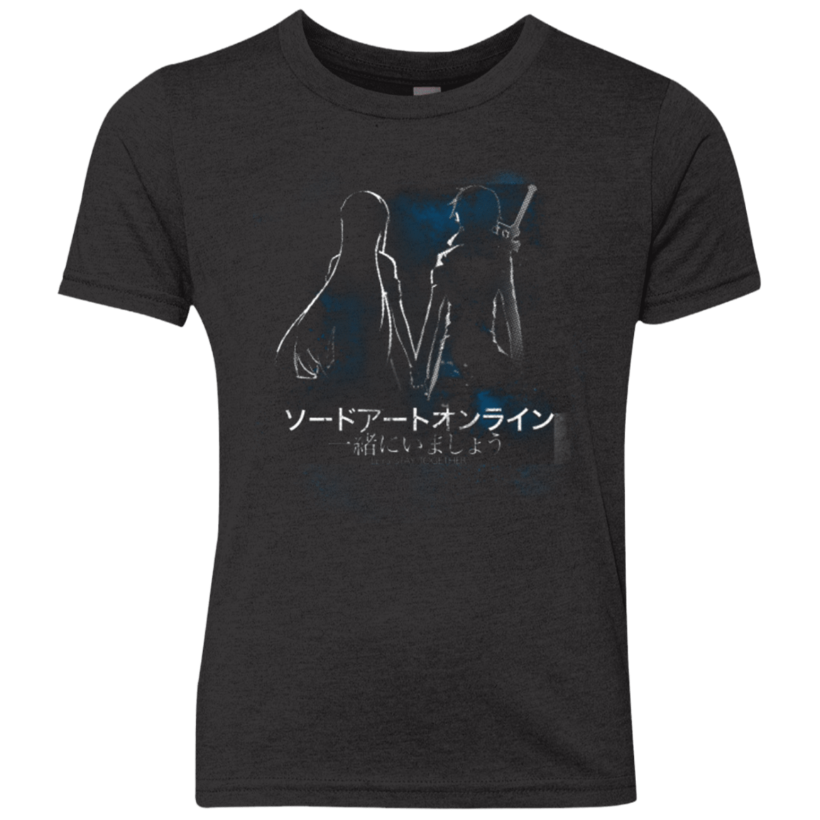 T-Shirts Vintage Black / YXS Let stay together Youth Triblend T-Shirt