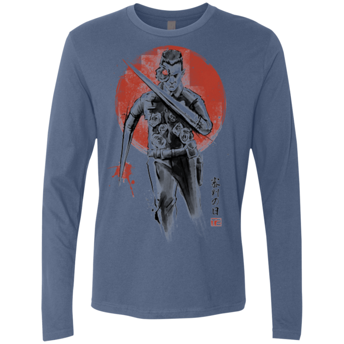 T-Shirts Indigo / Small Lethal Machine Men's Premium Long Sleeve