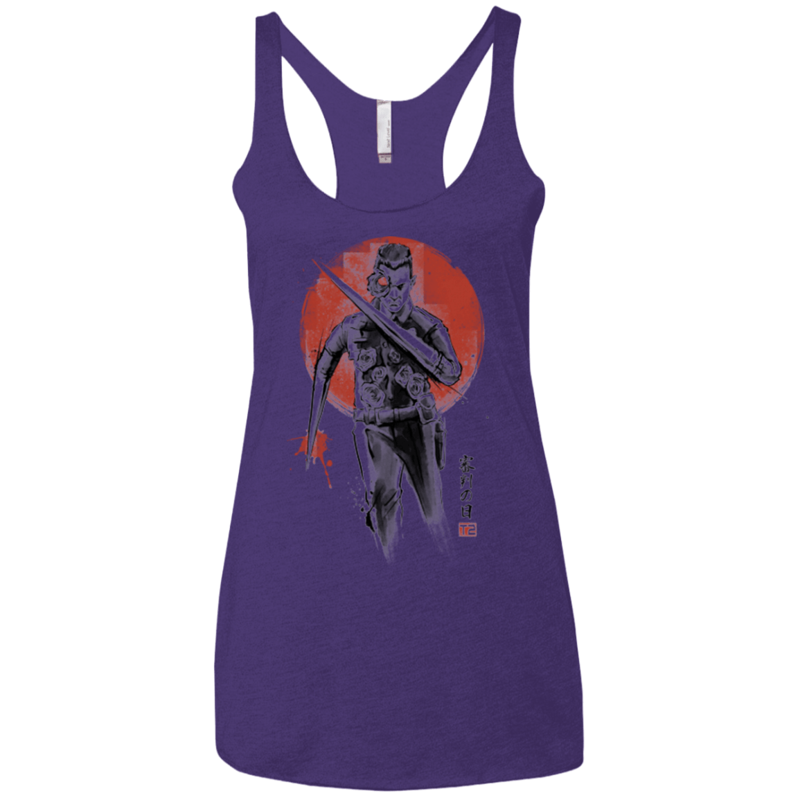 T-Shirts Purple Rush / X-Small Lethal Machine Women's Triblend Racerback Tank