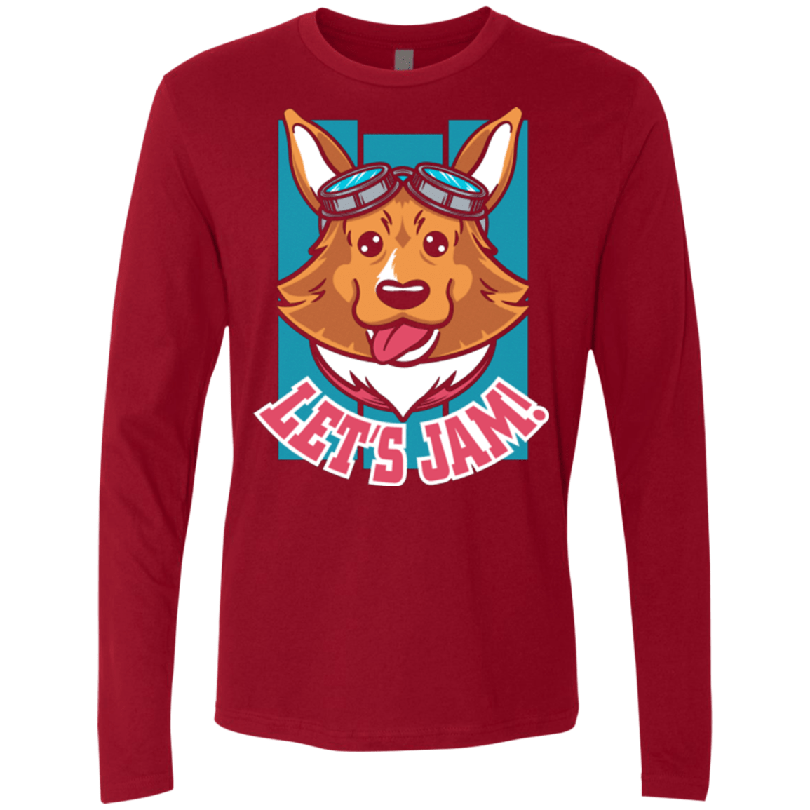 Lets Jam (2) Men's Premium Long Sleeve