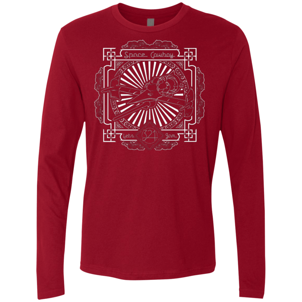 T-Shirts Cardinal / Small Lets Jam 2 Men's Premium Long Sleeve