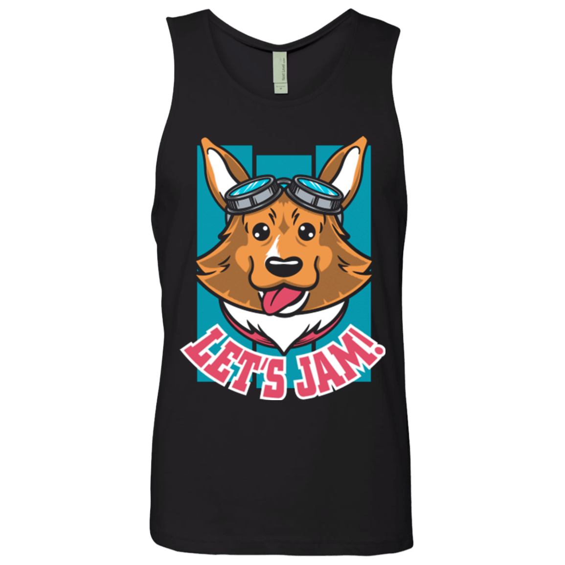 T-Shirts Black / Small Lets Jam (2) Men's Premium Tank Top