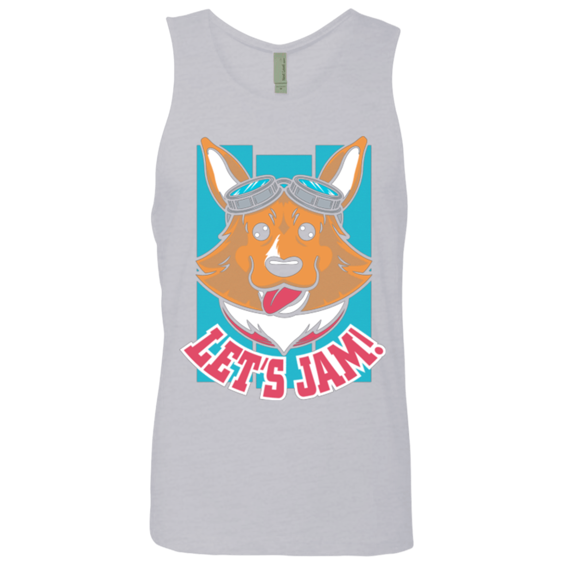 T-Shirts Heather Grey / Small Lets Jam (2) Men's Premium Tank Top