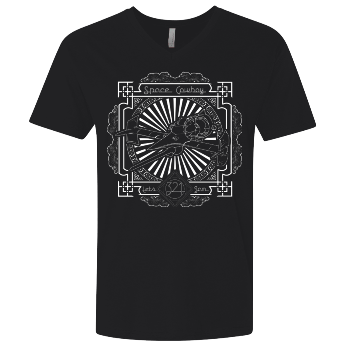 T-Shirts Black / X-Small Lets Jam 2 Men's Premium V-Neck