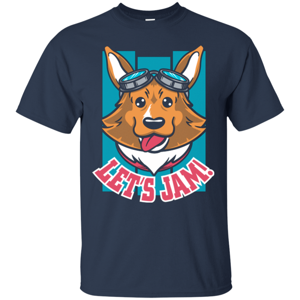 T-Shirts Navy / Small Lets Jam (2) T-Shirt