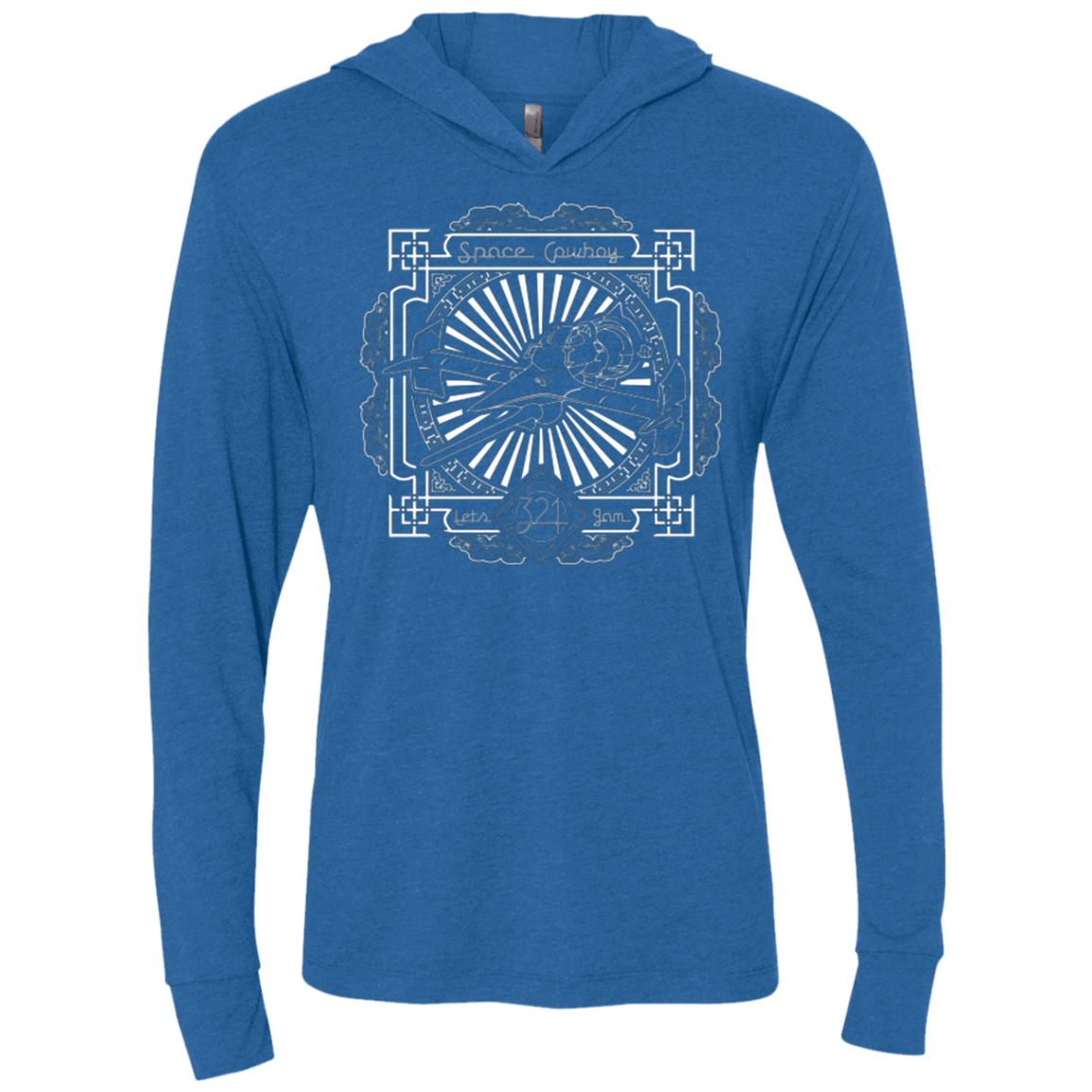 T-Shirts Vintage Royal / X-Small Lets Jam 2 Triblend Long Sleeve Hoodie Tee