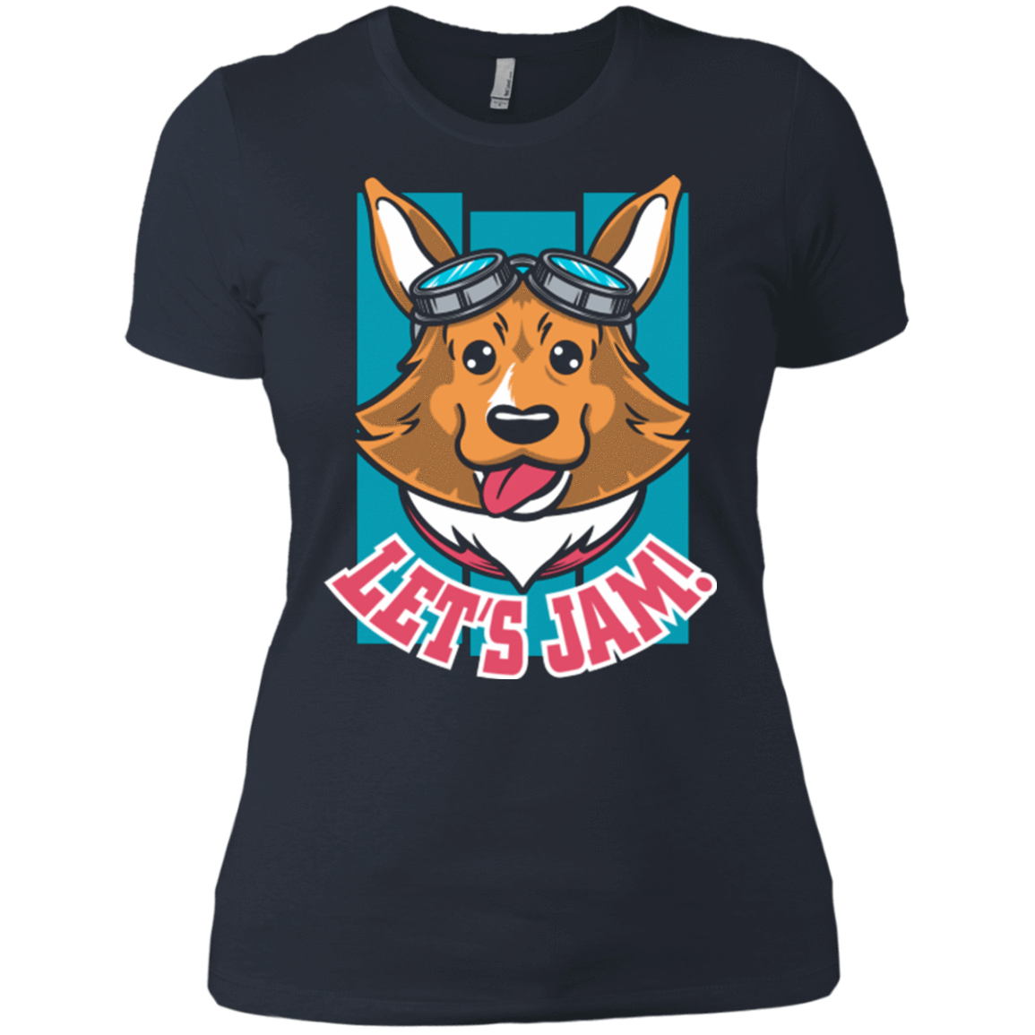 T-Shirts Indigo / X-Small Lets Jam (2) Women's Premium T-Shirt