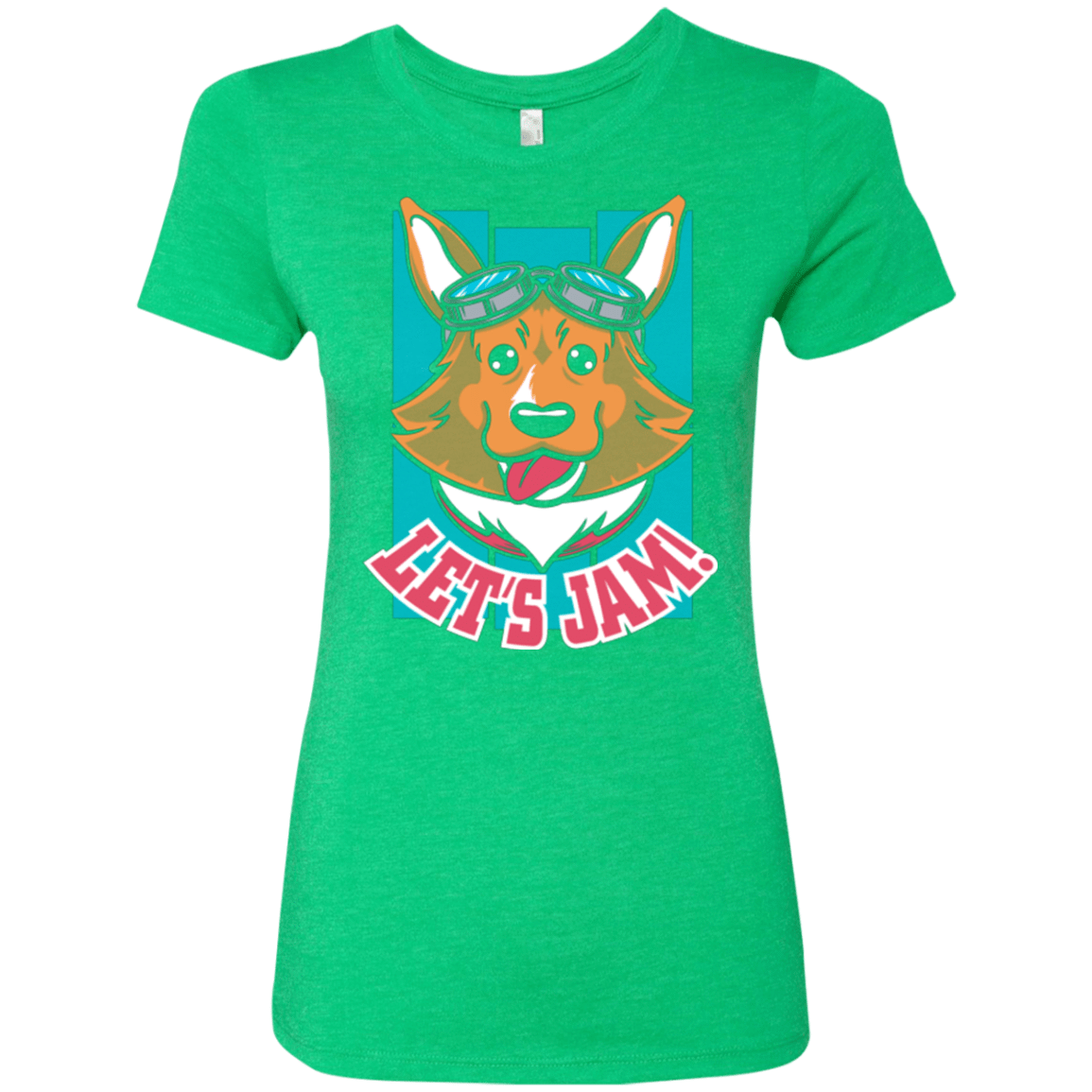 T-Shirts Envy / Small Lets Jam (2) Women's Triblend T-Shirt