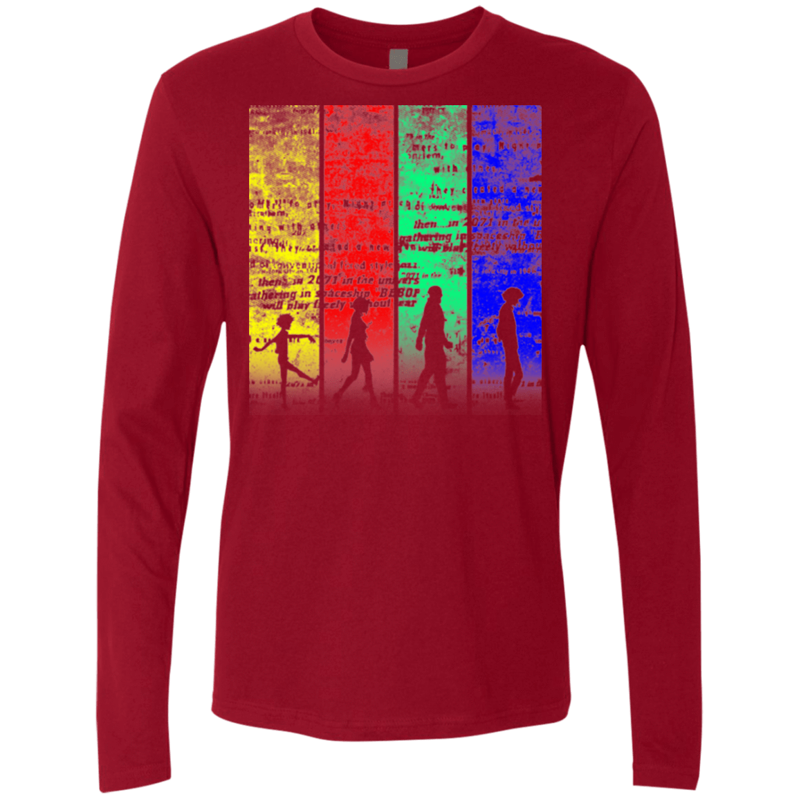 T-Shirts Cardinal / Small Lets jam Men's Premium Long Sleeve