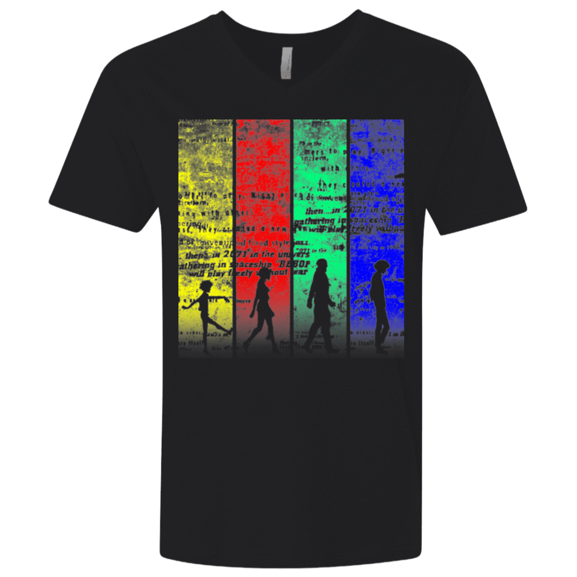 T-Shirts Black / X-Small Lets jam Men's Premium V-Neck