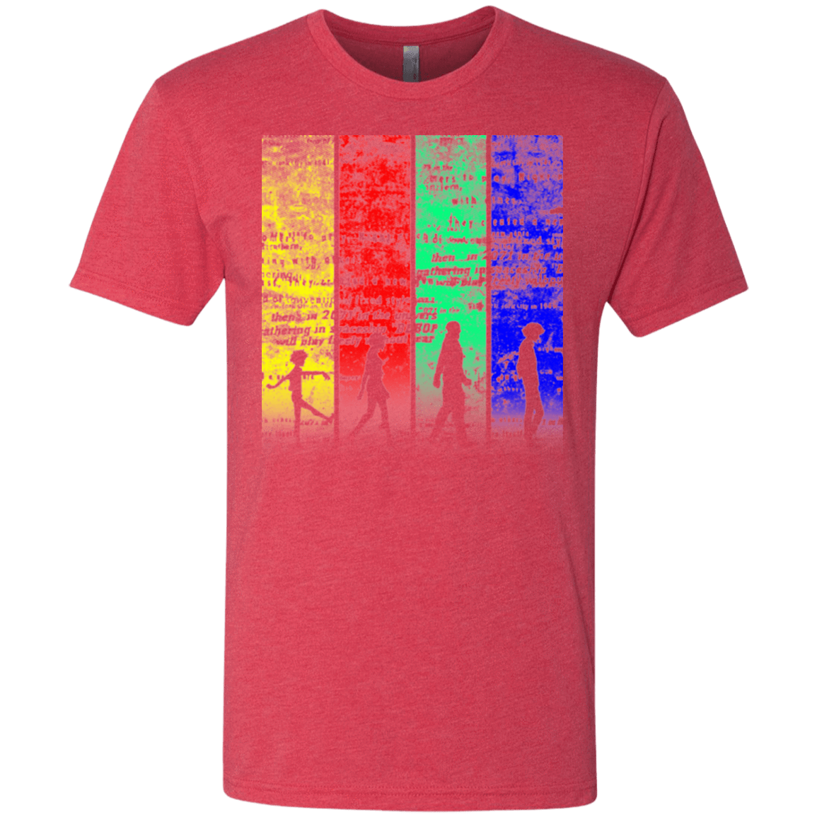 T-Shirts Vintage Red / Small Lets jam Men's Triblend T-Shirt