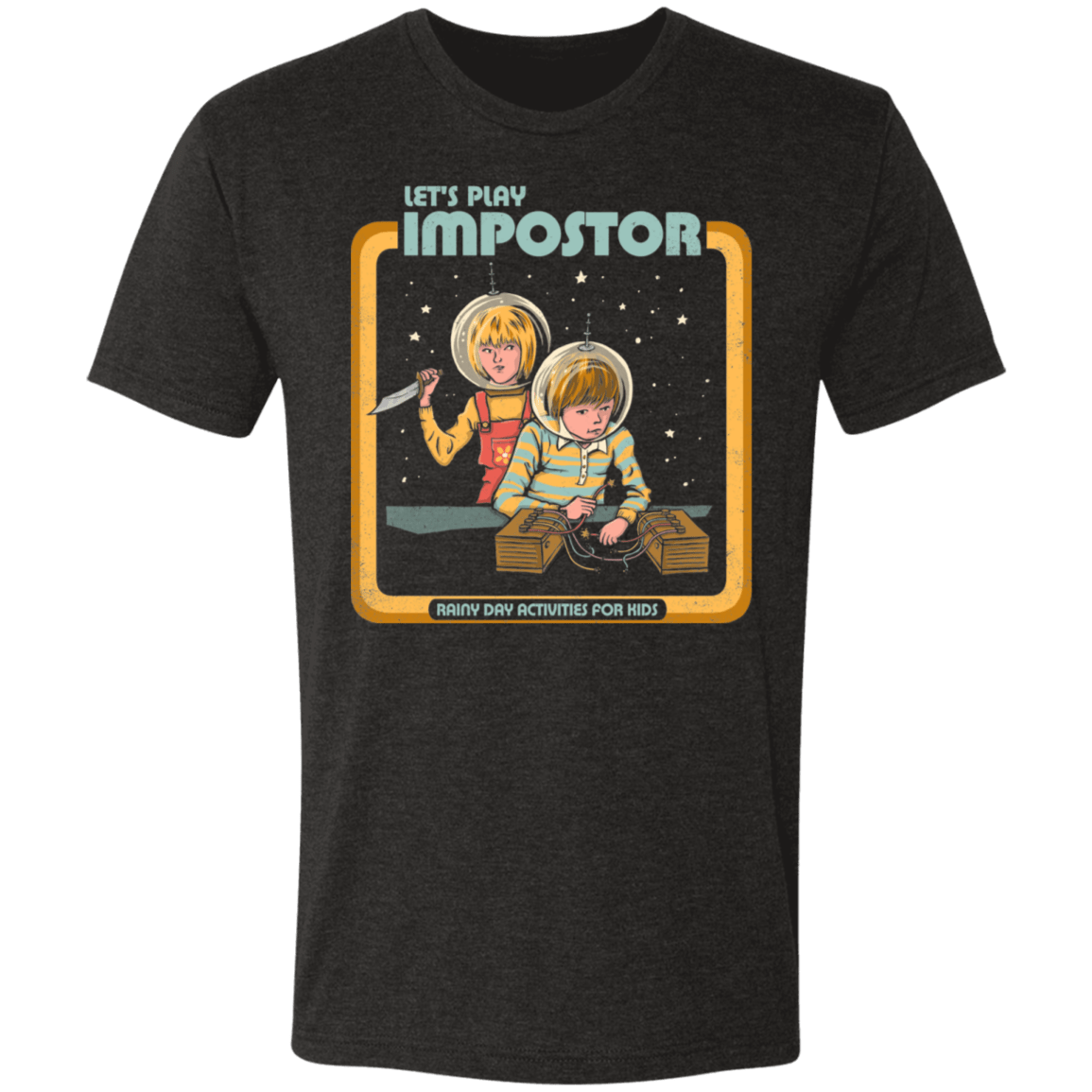 T-Shirts Vintage Black / S Lets Play Impostor Men's Triblend T-Shirt