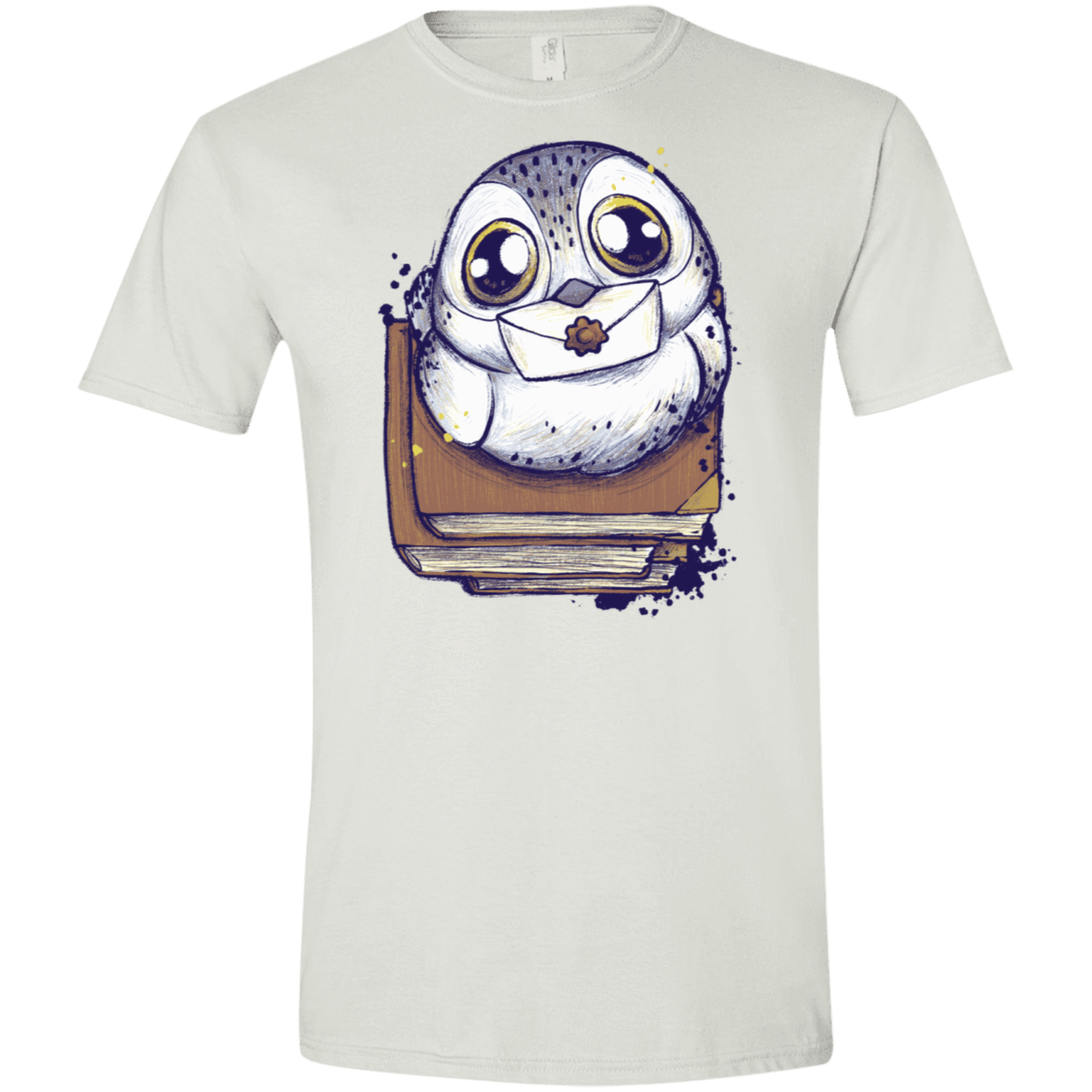 T-Shirts White / X-Small Letter Men's Semi-Fitted Softstyle