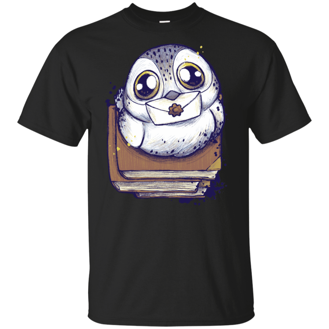 T-Shirts Black / S Letter T-Shirt