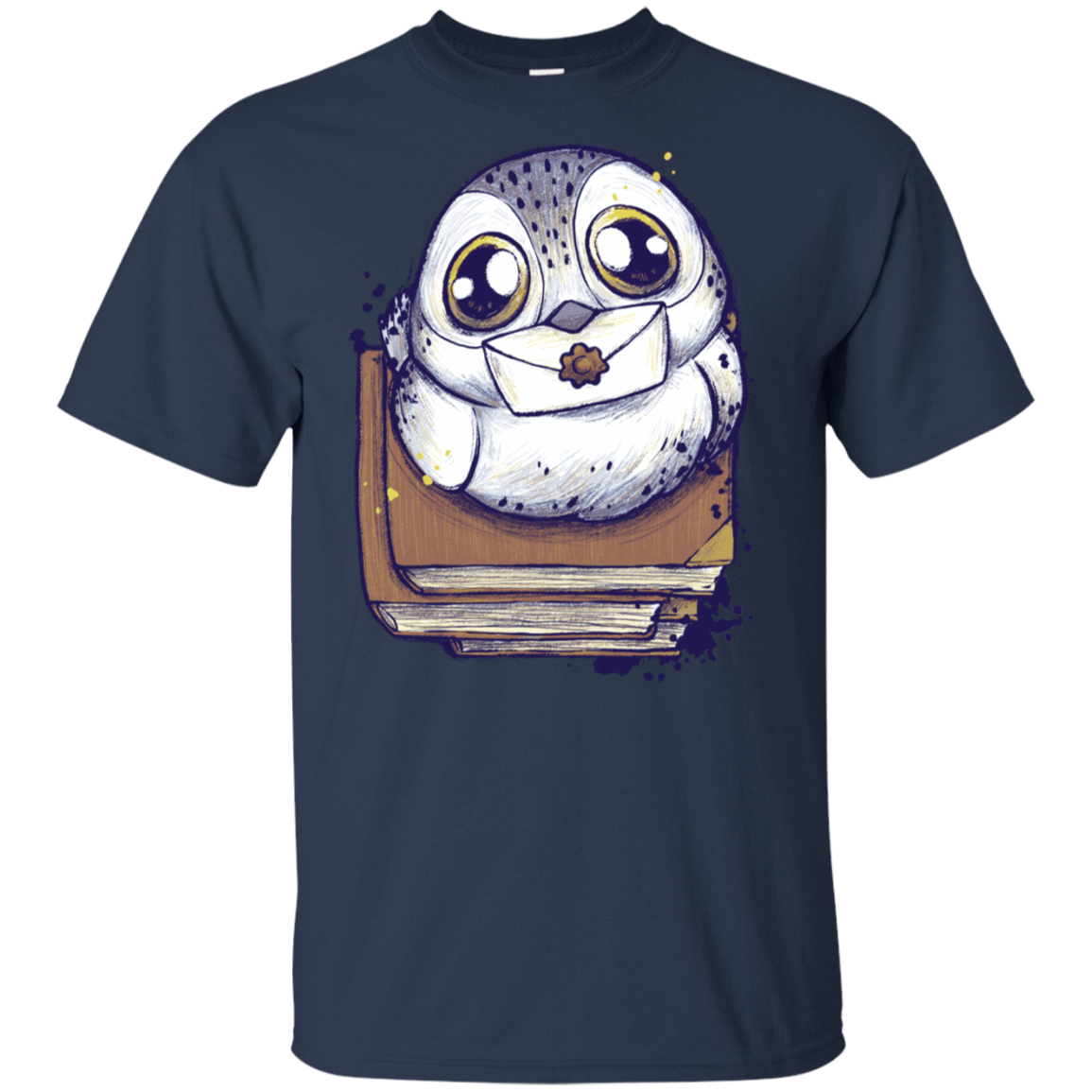 T-Shirts Navy / S Letter T-Shirt