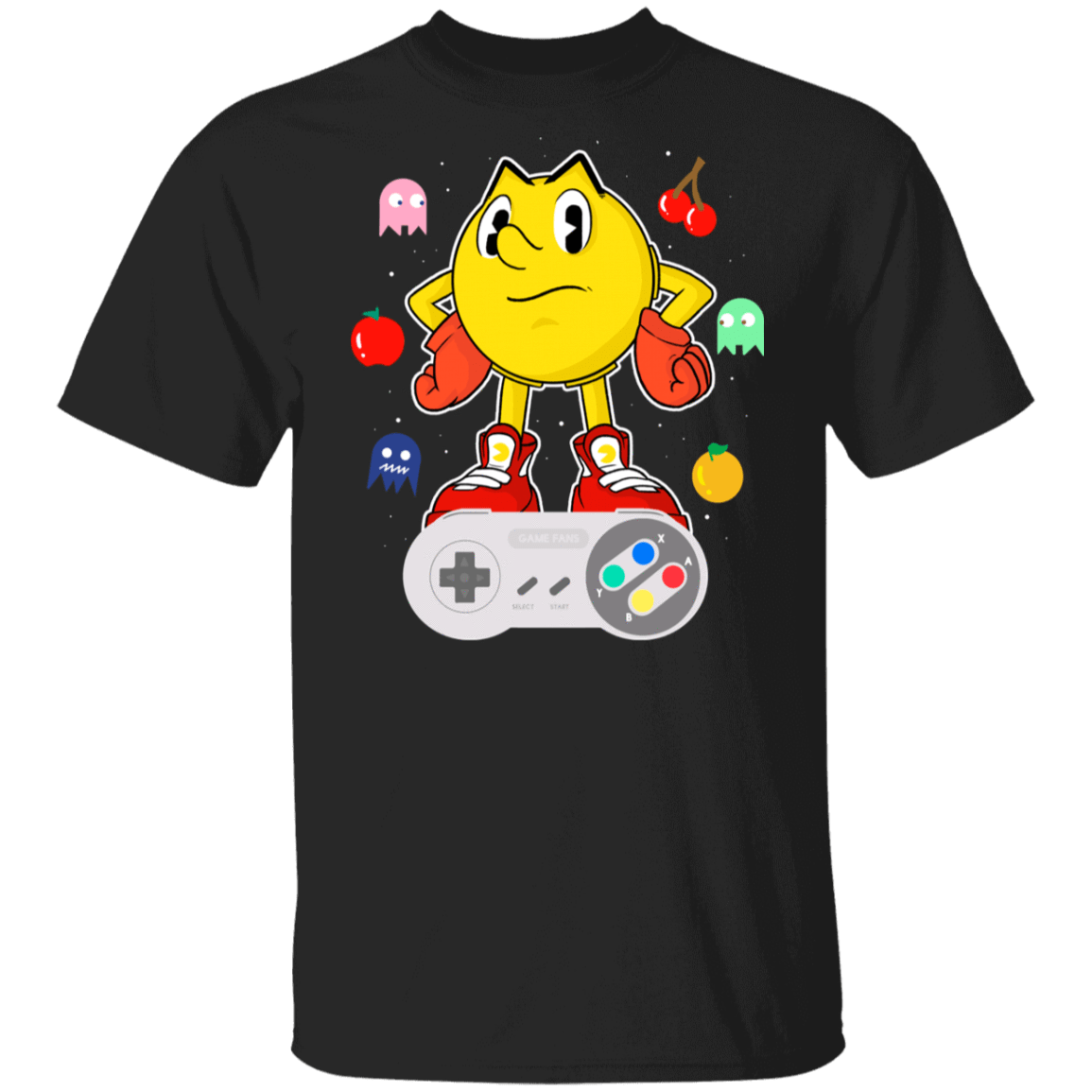 T-Shirts Black / S Lever Pac-Man T-Shirt
