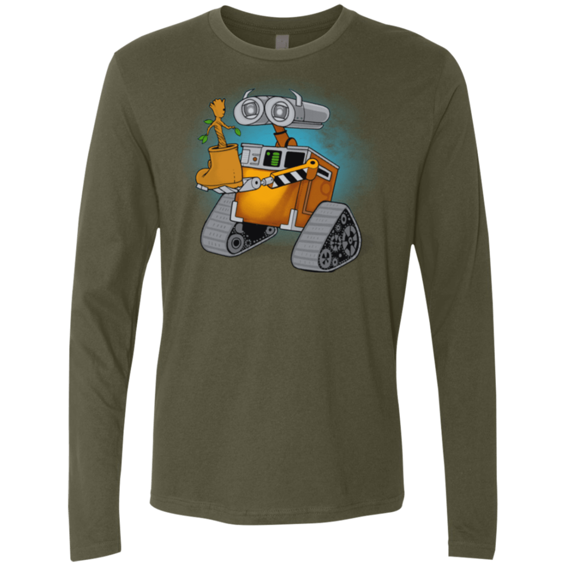 T-Shirts Military Green / Small Life found Men's Premium Long Sleeve