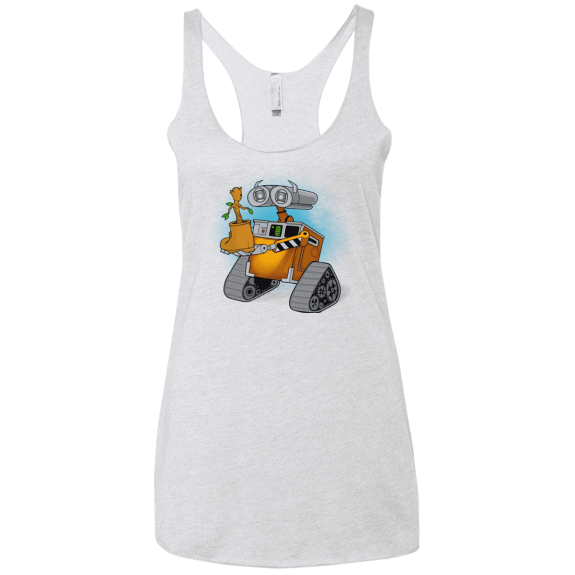 T-Shirts Heather White / X-Small Life found Women's Triblend Racerback Tank