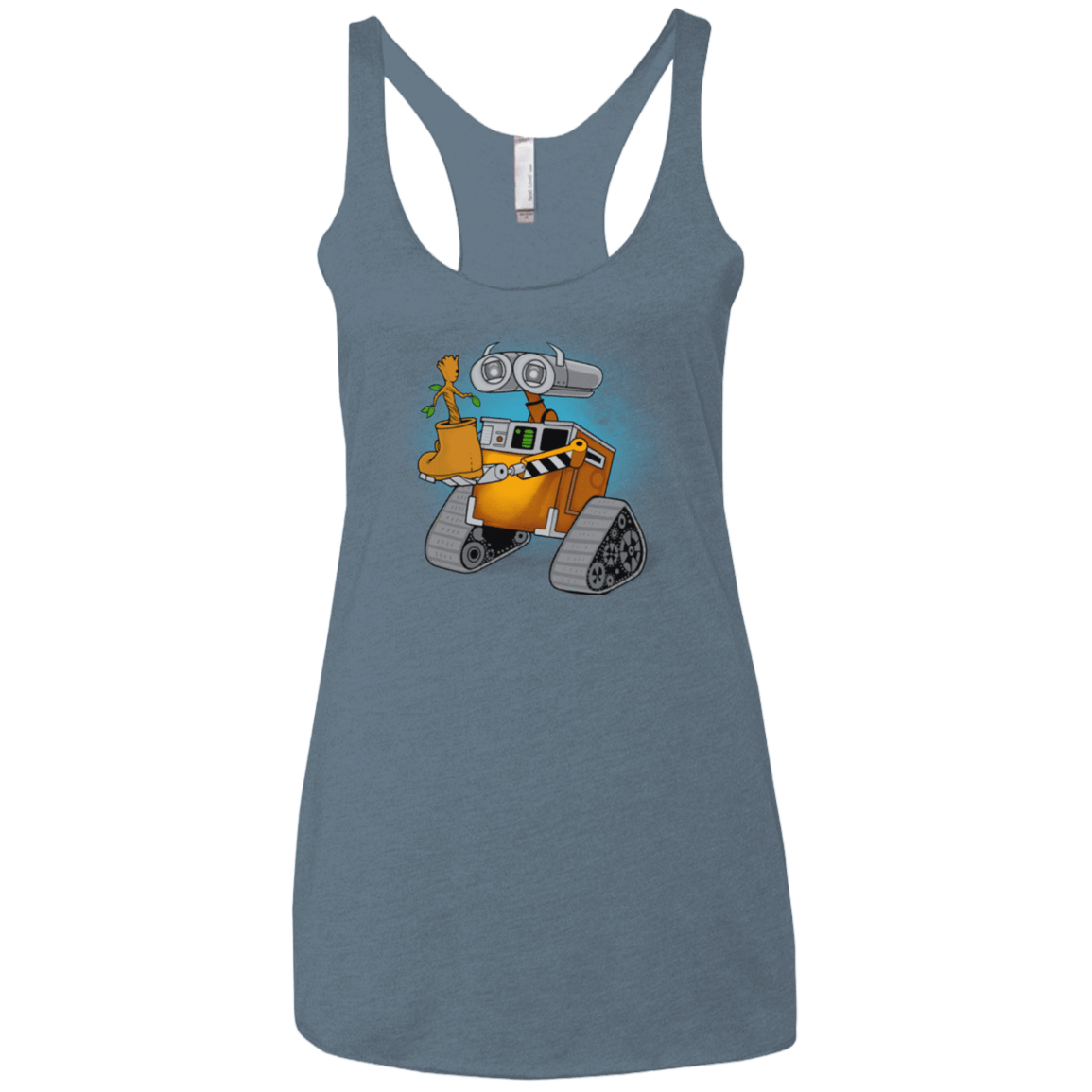 T-Shirts Indigo / X-Small Life found Women's Triblend Racerback Tank