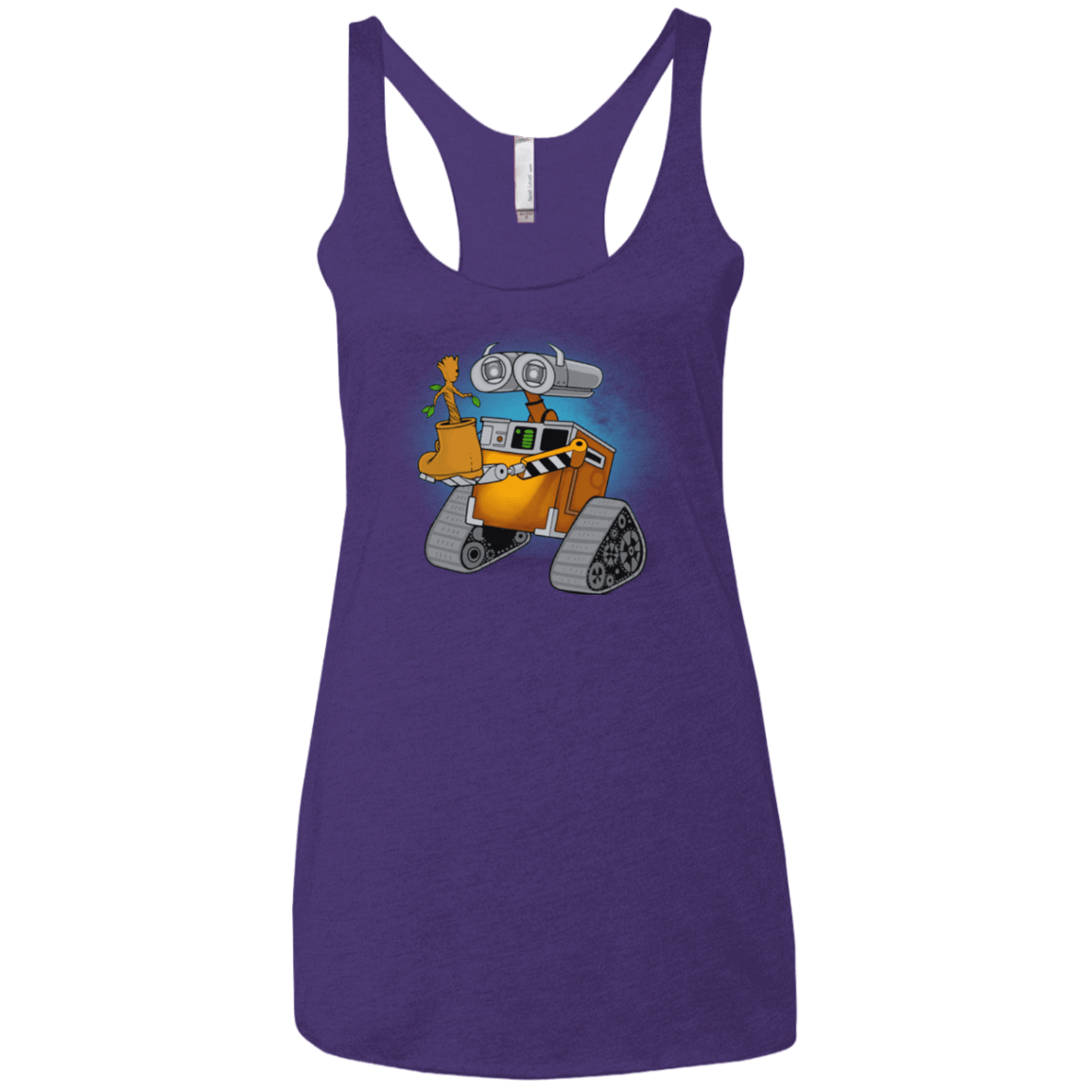 T-Shirts Purple / X-Small Life found Women's Triblend Racerback Tank
