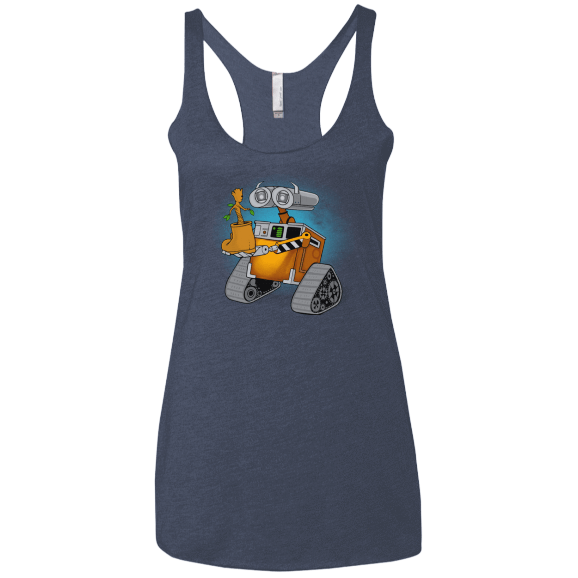 T-Shirts Vintage Navy / X-Small Life found Women's Triblend Racerback Tank