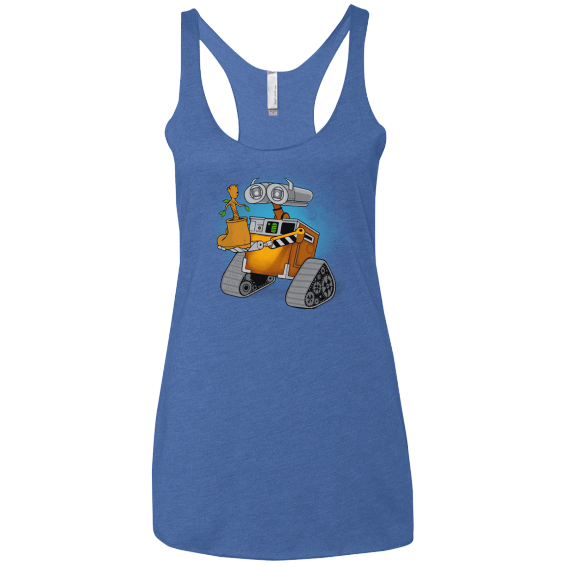 T-Shirts Vintage Royal / X-Small Life found Women's Triblend Racerback Tank