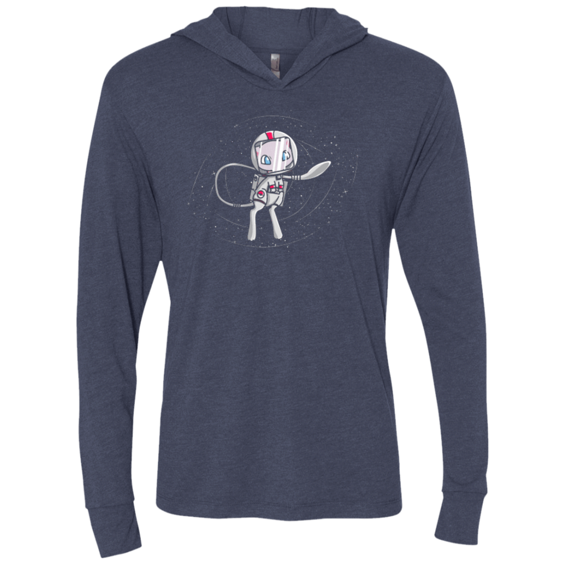 T-Shirts Vintage Navy / X-Small LIFE IN SPACE Triblend Long Sleeve Hoodie Tee