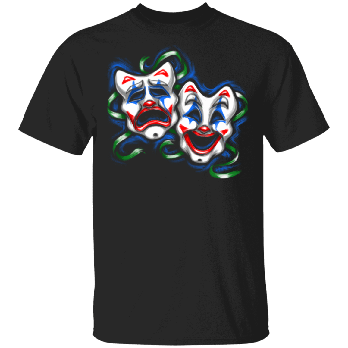 T-Shirts Black / YXS Life is a Comedy - Tragedy Youth T-Shirt