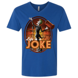 T-Shirts Royal / X-Small Life Is A Joke Men's Premium V-Neck