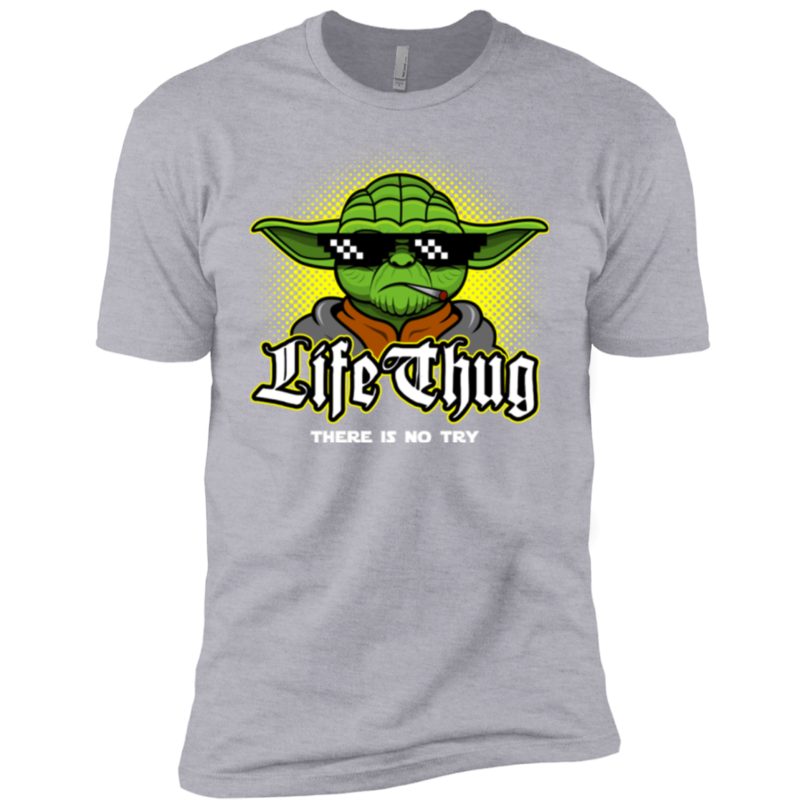 T-Shirts Heather Grey / YXS Life thug Boys Premium T-Shirt