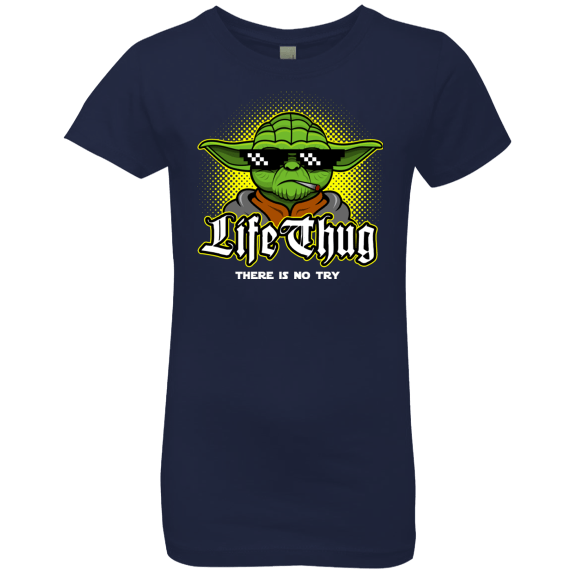 T-Shirts Midnight Navy / YXS Life thug Girls Premium T-Shirt