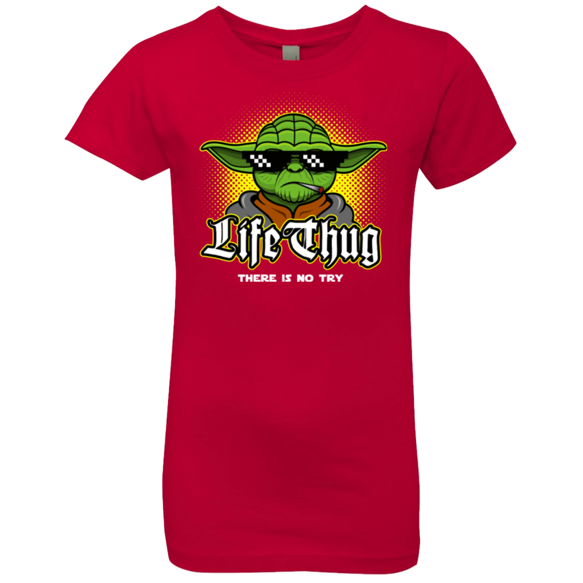 T-Shirts Red / YXS Life thug Girls Premium T-Shirt