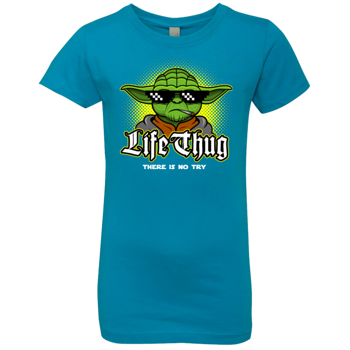 T-Shirts Turquoise / YXS Life thug Girls Premium T-Shirt
