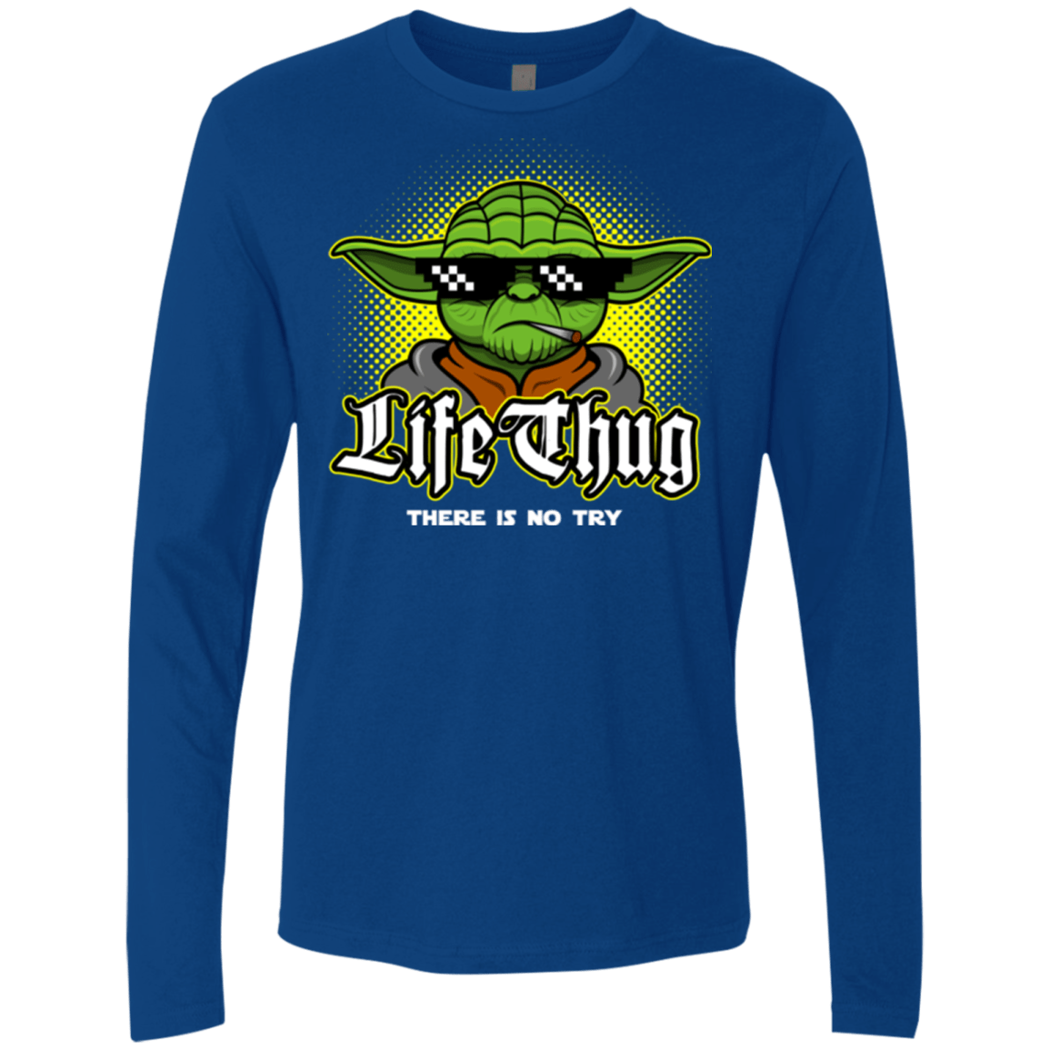 T-Shirts Royal / Small Life thug Men's Premium Long Sleeve