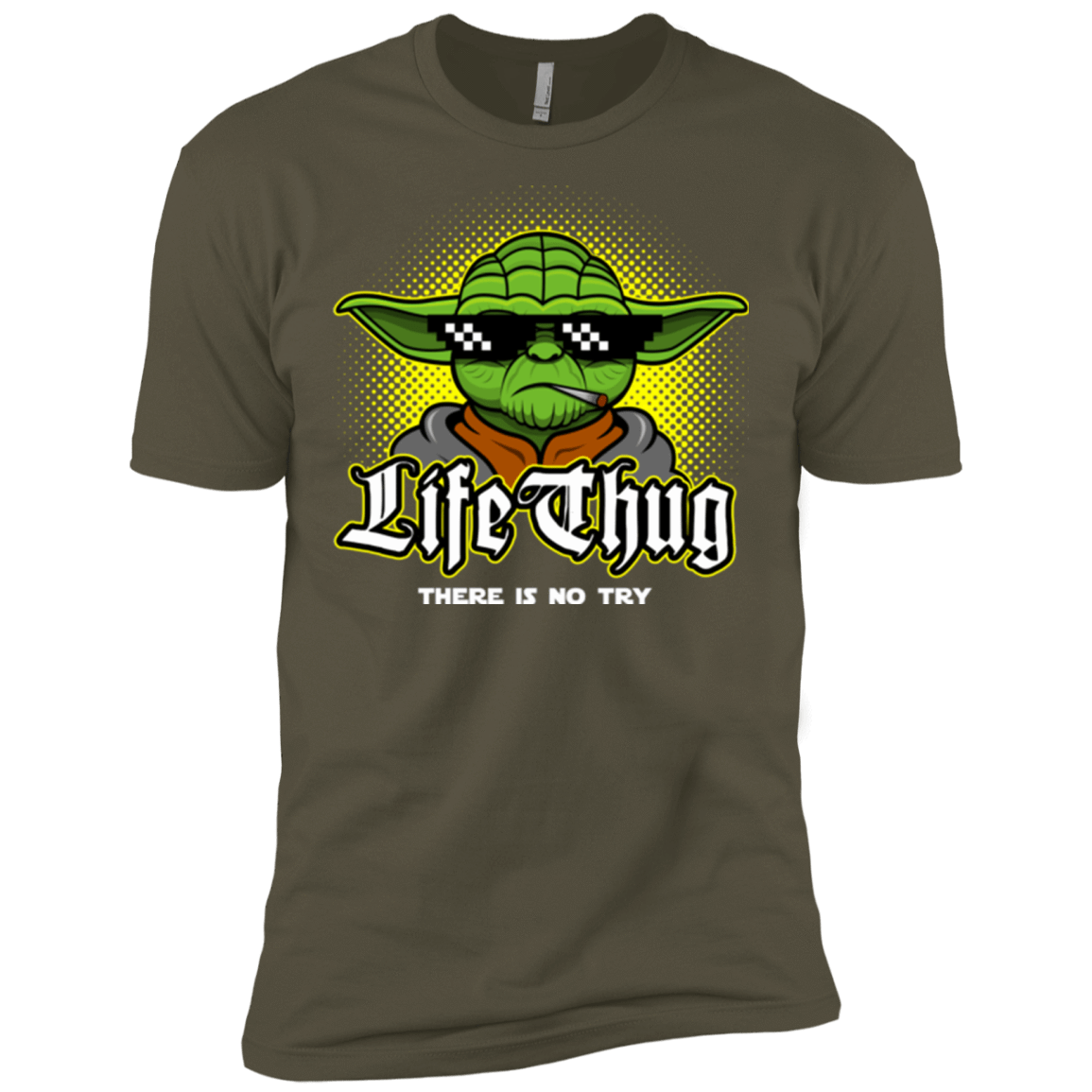 T-Shirts Military Green / X-Small Life thug Men's Premium T-Shirt