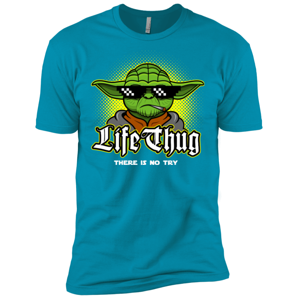T-Shirts Turquoise / X-Small Life thug Men's Premium T-Shirt