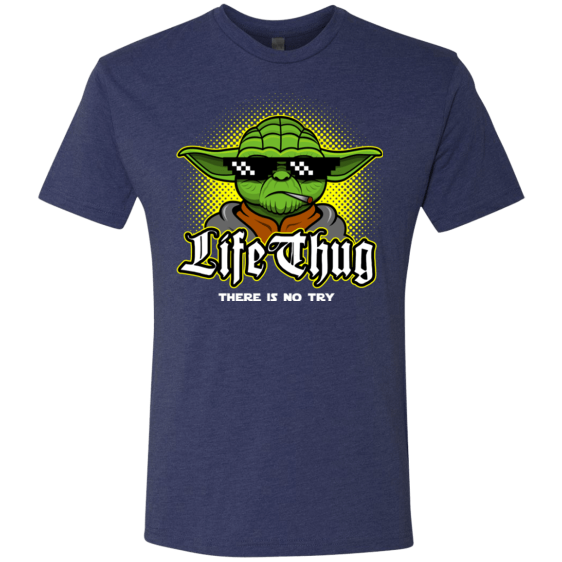 T-Shirts Vintage Navy / Small Life thug Men's Triblend T-Shirt