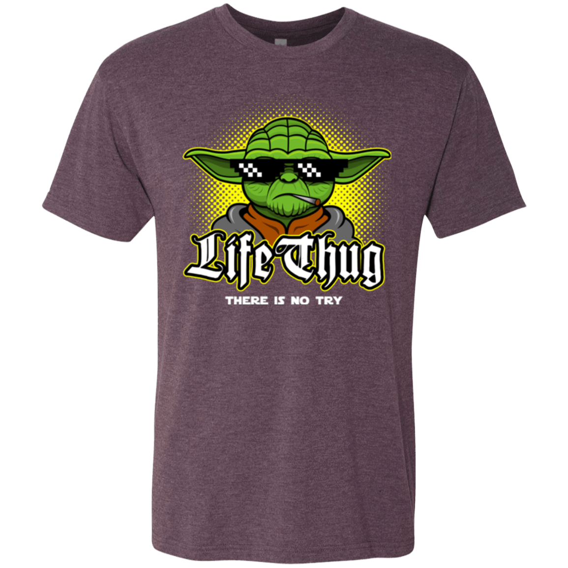 T-Shirts Vintage Purple / Small Life thug Men's Triblend T-Shirt