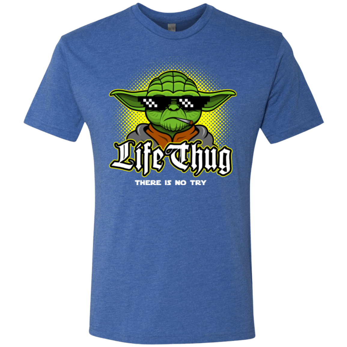 T-Shirts Vintage Royal / Small Life thug Men's Triblend T-Shirt