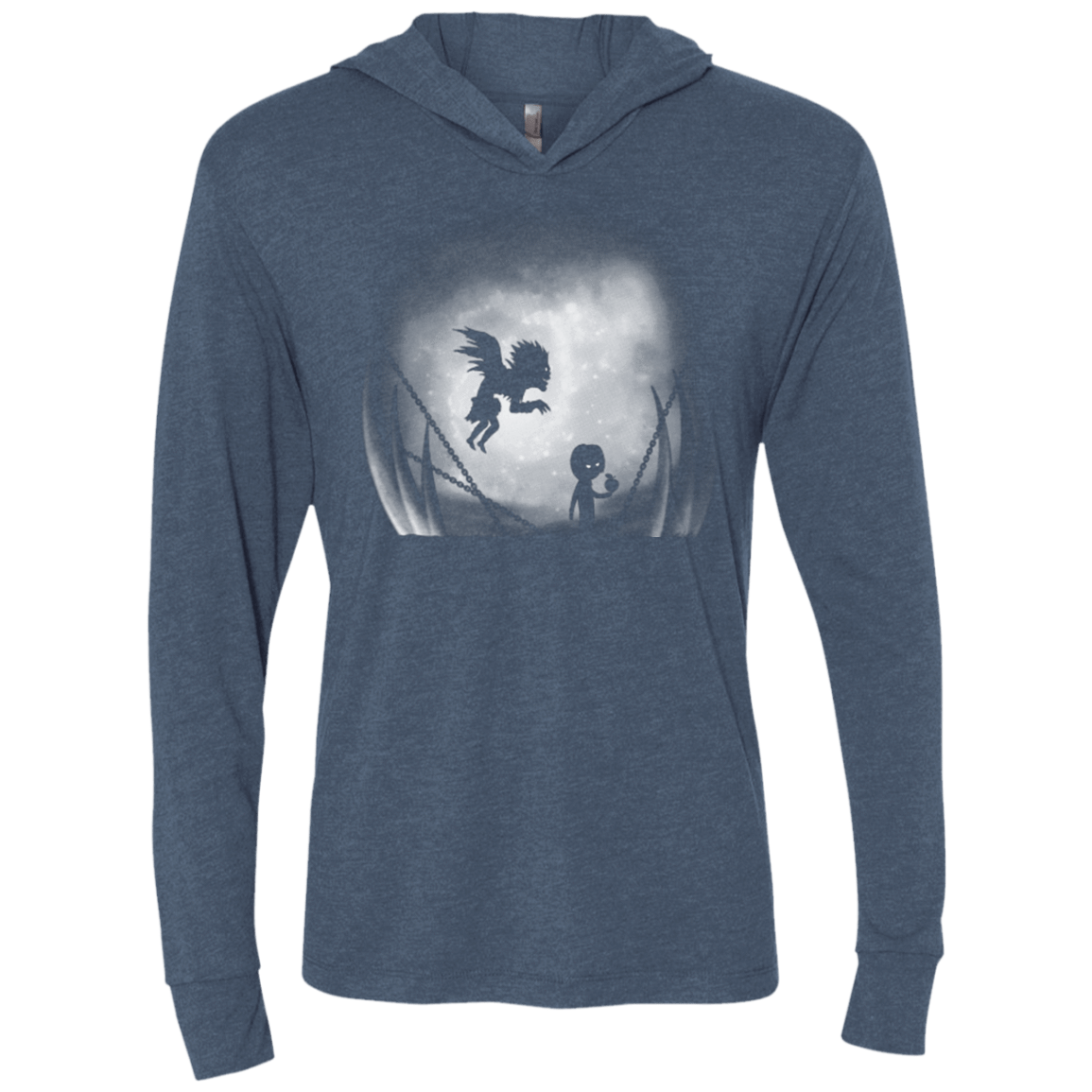 T-Shirts Indigo / X-Small Light in Limbo Triblend Long Sleeve Hoodie Tee