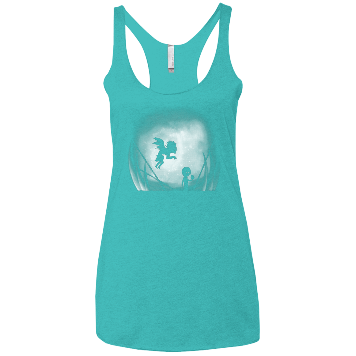 T-Shirts Tahiti Blue / X-Small Light in Limbo Women's Triblend Racerback Tank