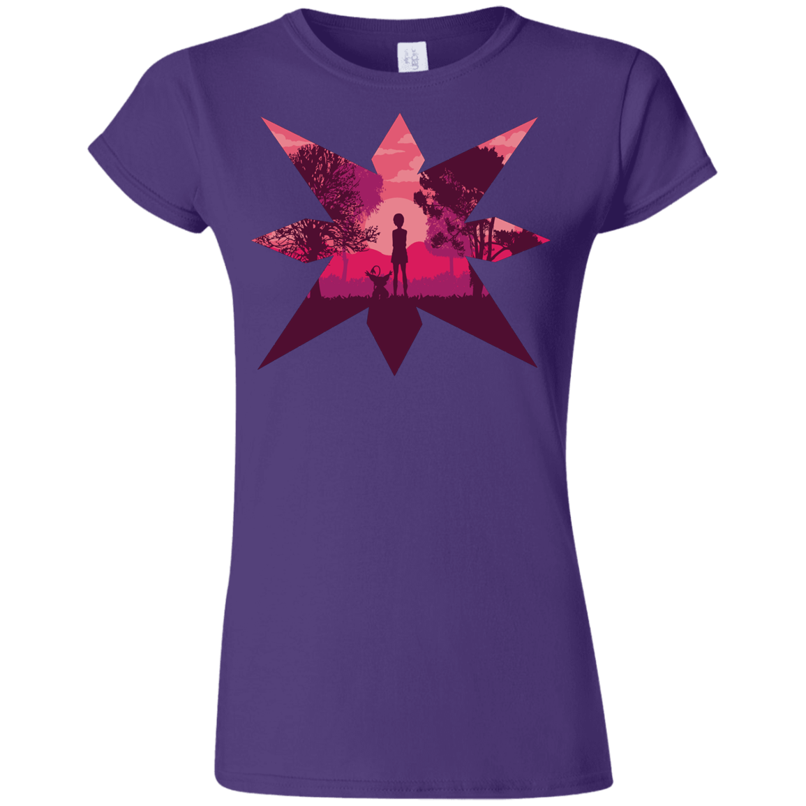 T-Shirts Purple / S Light Junior Slimmer-Fit T-Shirt