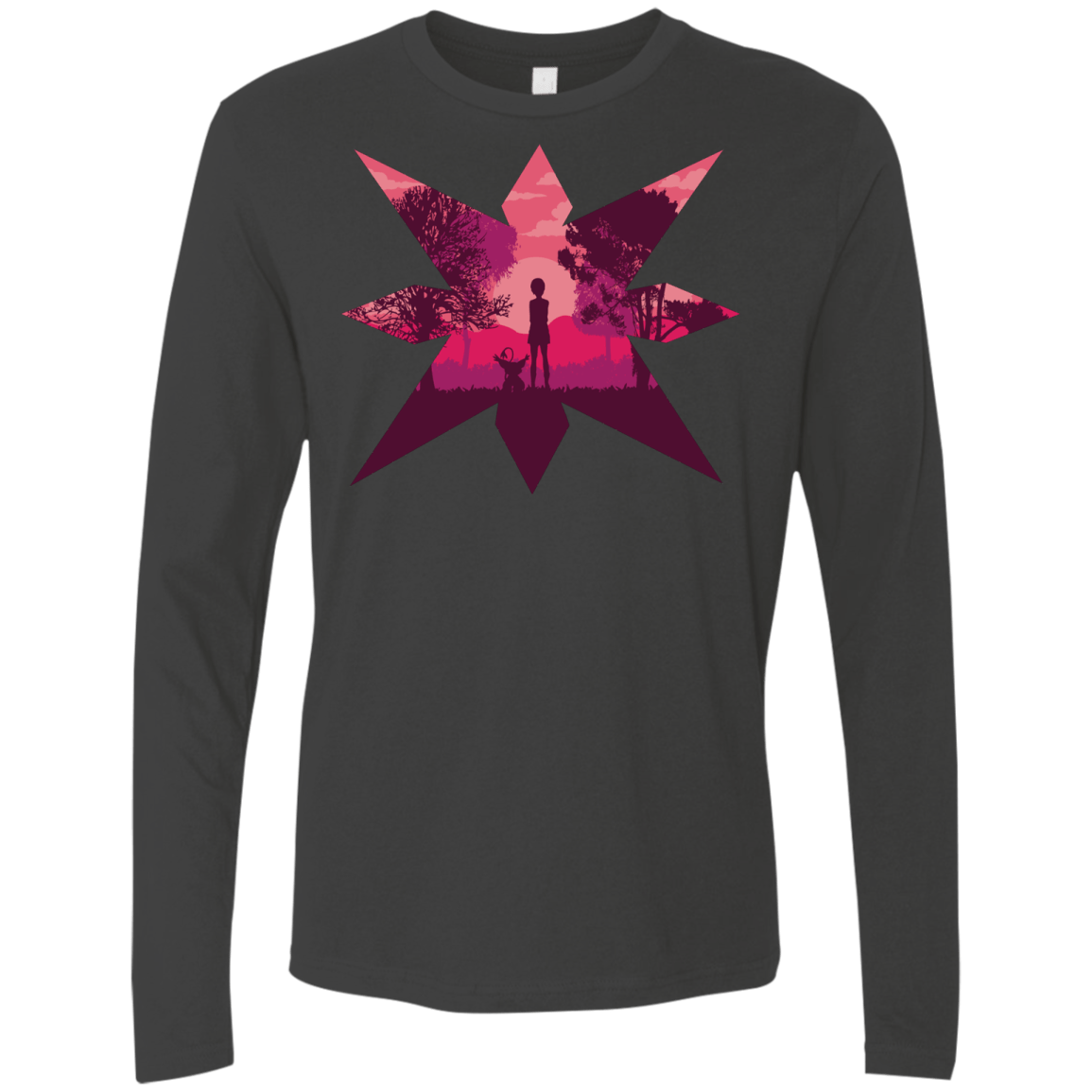 T-Shirts Heavy Metal / S Light Men's Premium Long Sleeve