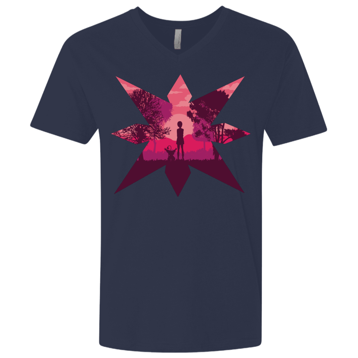 T-Shirts Midnight Navy / X-Small Light Men's Premium V-Neck