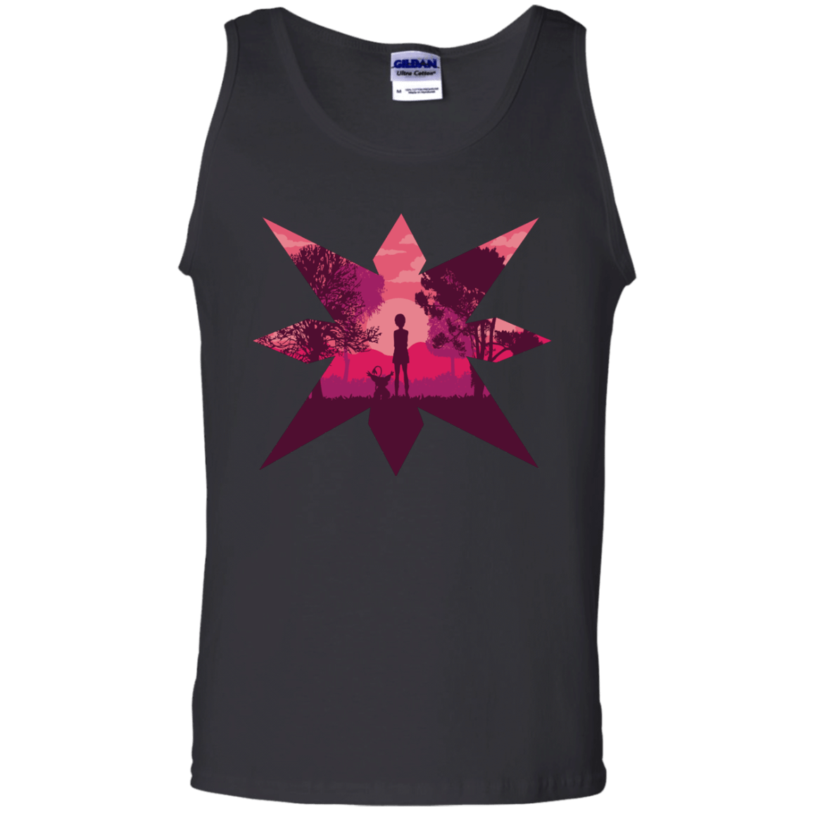 T-Shirts Black / S Light Men's Tank Top