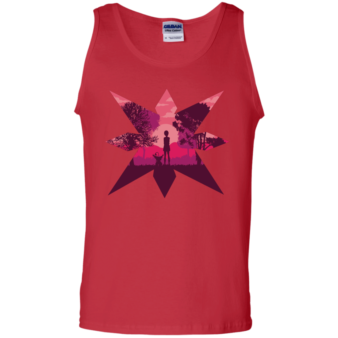 T-Shirts Red / S Light Men's Tank Top